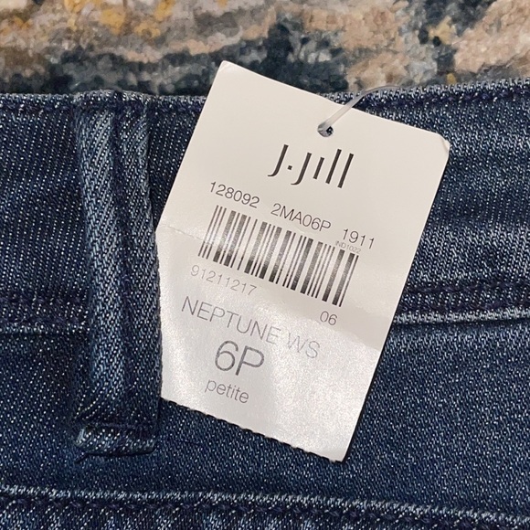 J. Jill Neptune WS Cropped Jeans 6P - Picture 9 of 11